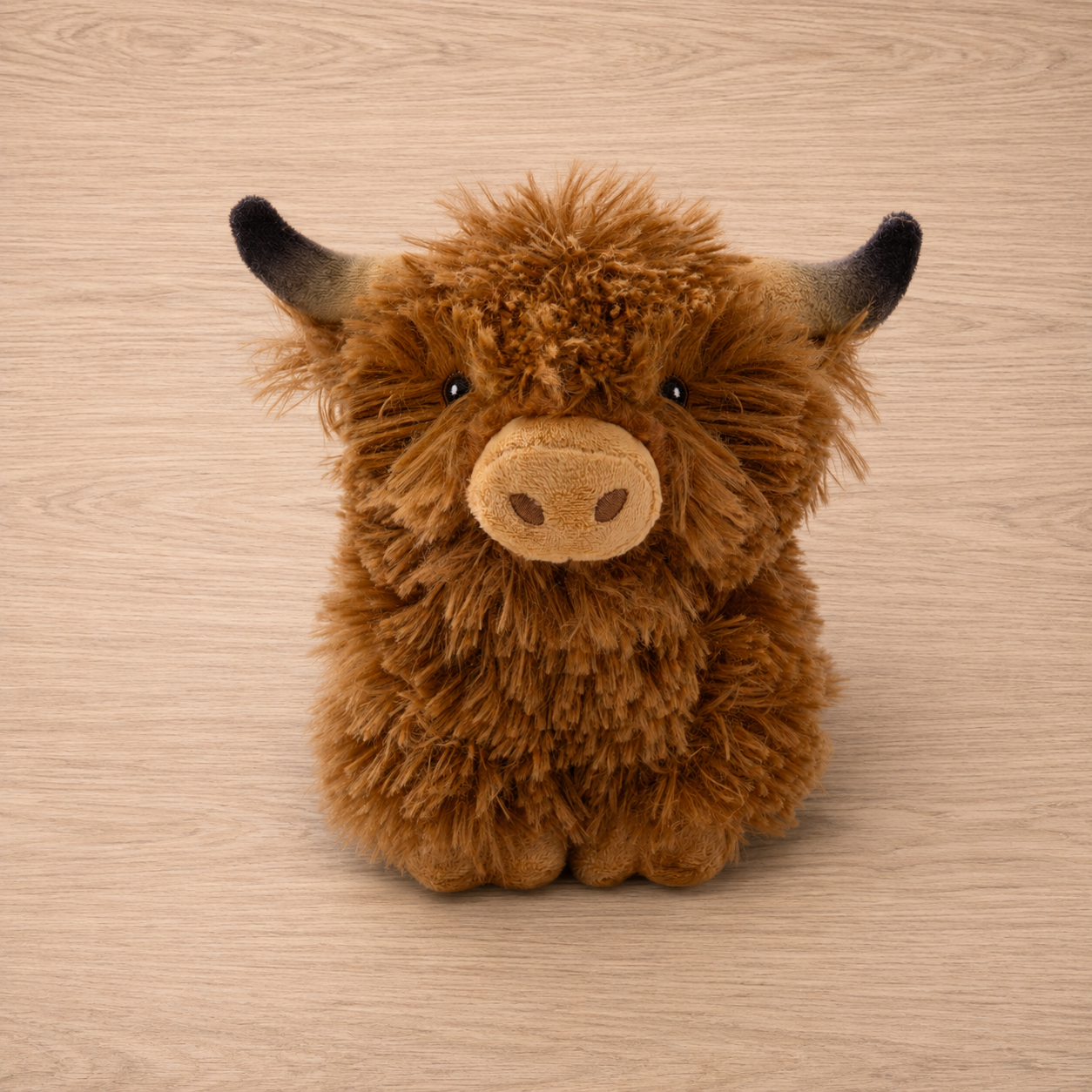 Highland Cow with Squeaker Toy
