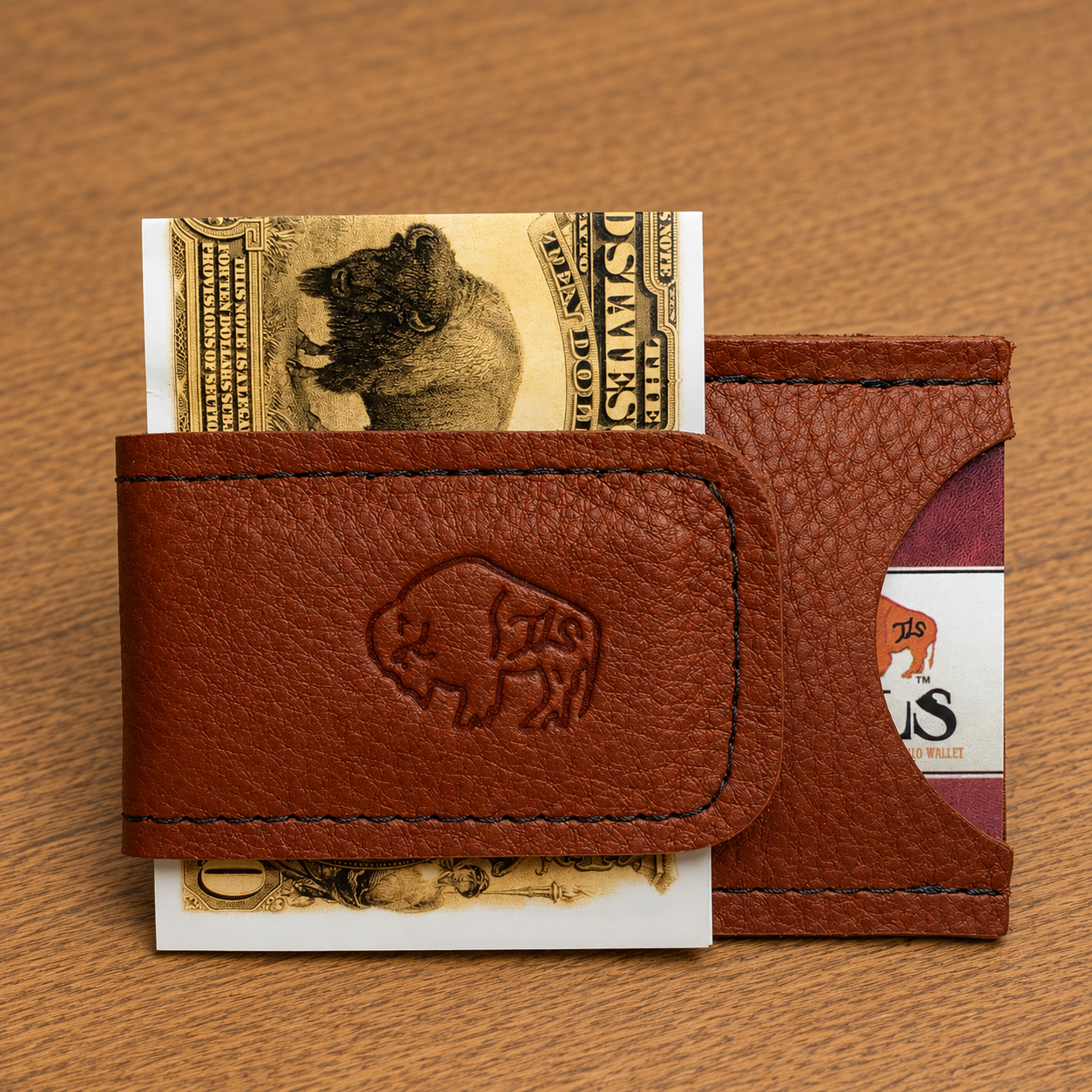 Card Case With Magnetic Money Clip