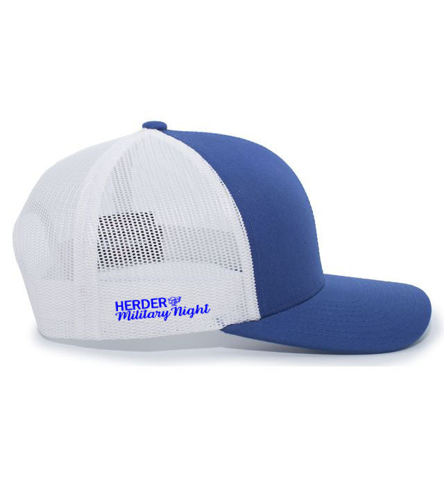 Trucker Hat with White Mesh Herder Military Night Legion #19