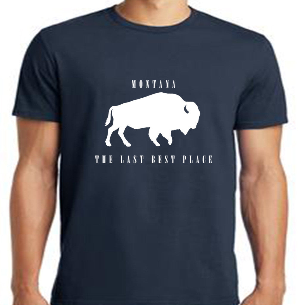 Bison American Flag T-Shirt