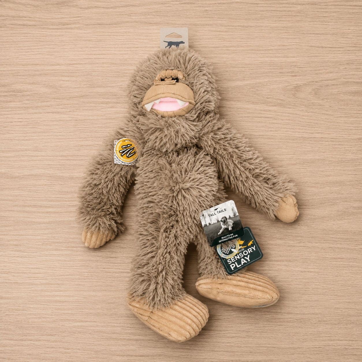 Stuffless Bigfoot Squeaker Toy