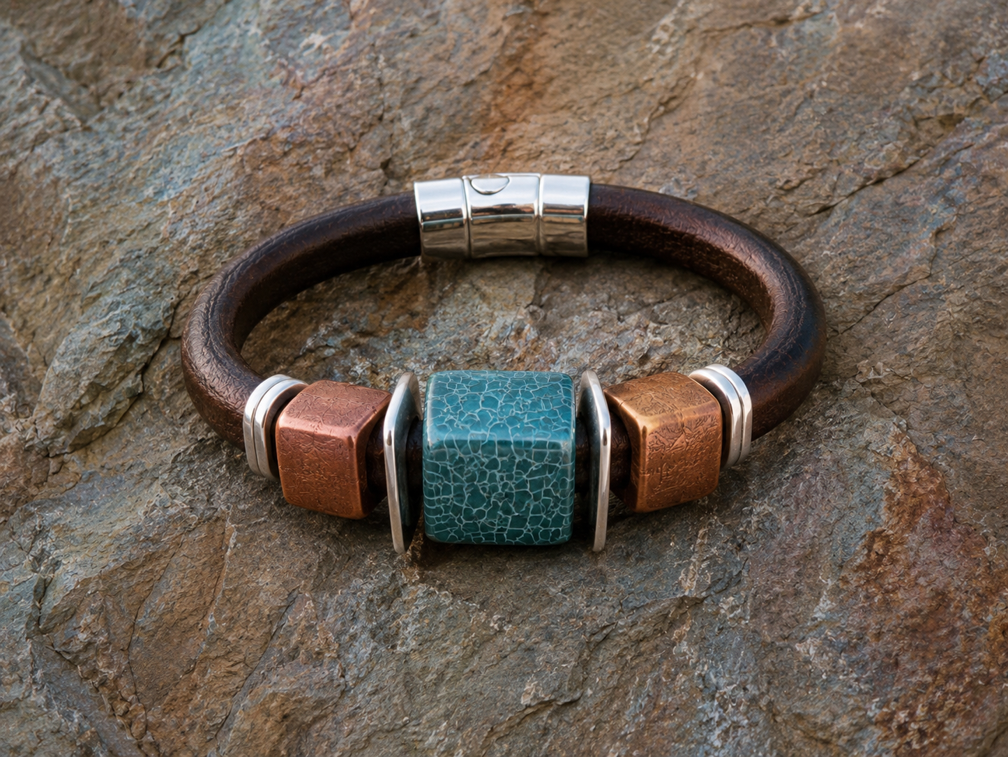 Copper Rose Bracelet