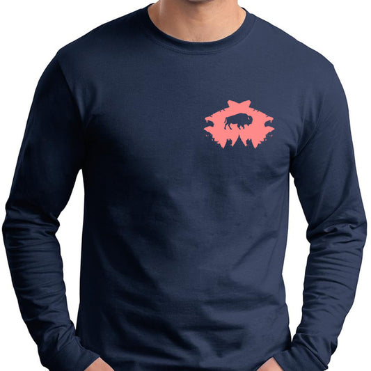 Bison Arrowhead Long Sleeve T-Shirt